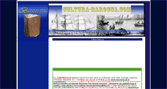 Desktop Screenshot of cultura-barocca.com