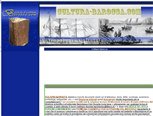 Tablet Screenshot of cultura-barocca.com